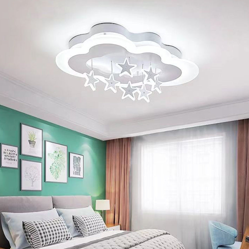 Scandinavian Warm Clouds Stars Iron Flush Light