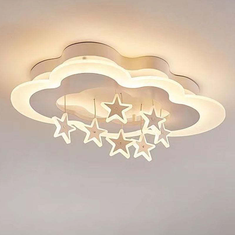 Scandinavian Warm Clouds Stars Iron Flush Light