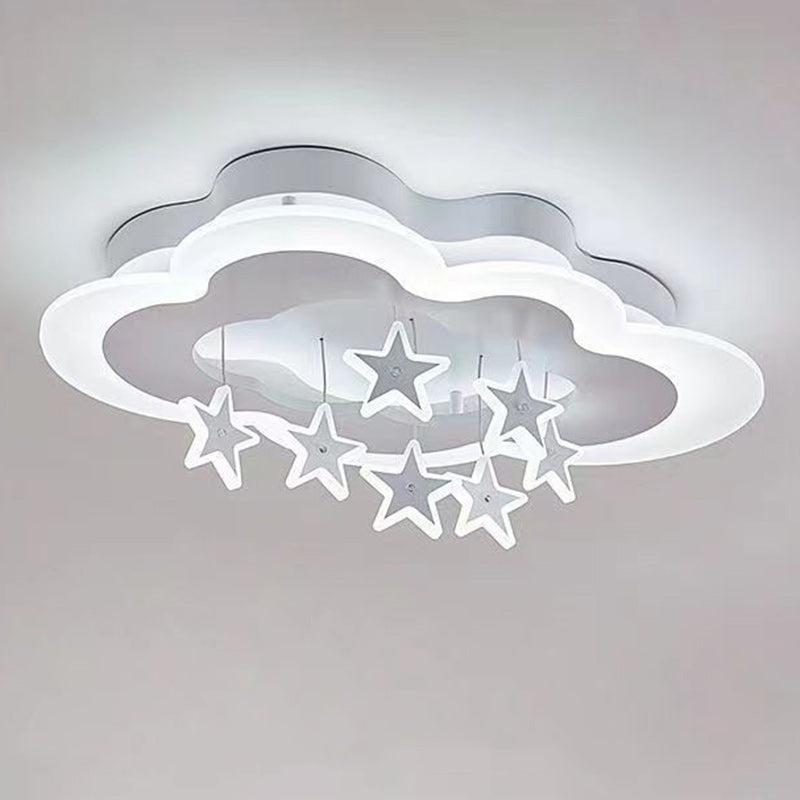 Scandinavian Warm Clouds Stars Iron Flush Light