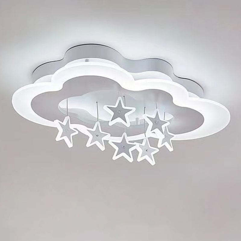 Scandinavian Warm Clouds Stars Iron Flush Light