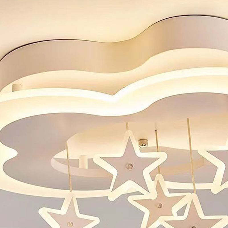 Scandinavian Warm Clouds Stars Iron Flush Light