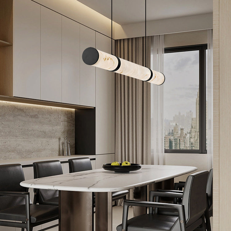 Modern Textured Dolomite Pendant Island Light — Infinitely Dimmable / 220V-240V For UK/AU & Gold