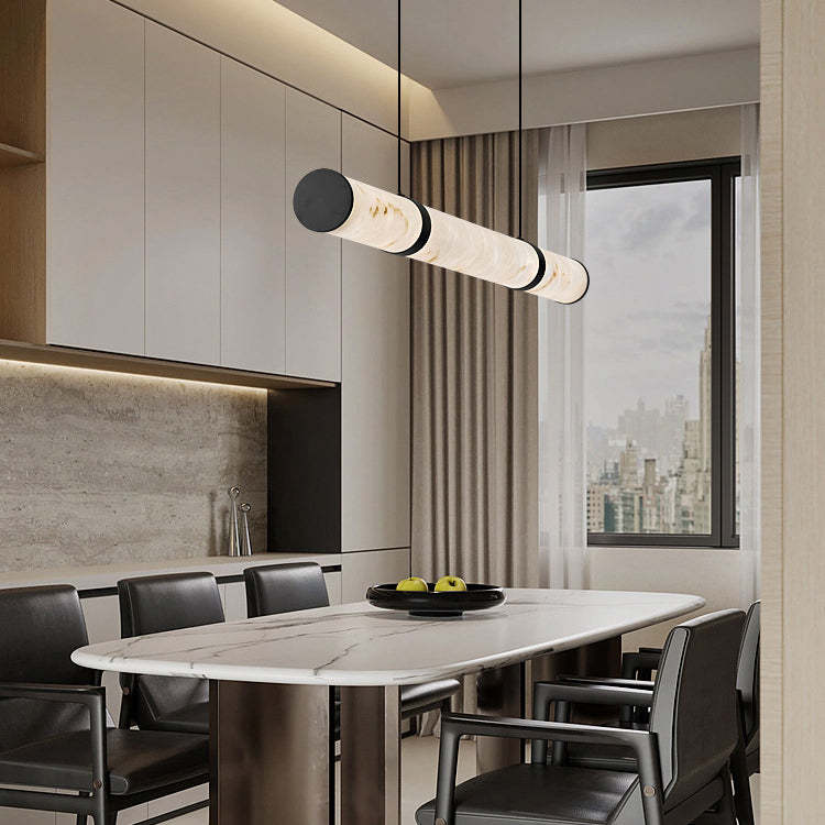 Modern Textured Dolomite Pendant Island Light — Infinitely Dimmable / 220V-240V For UK/AU & Gold