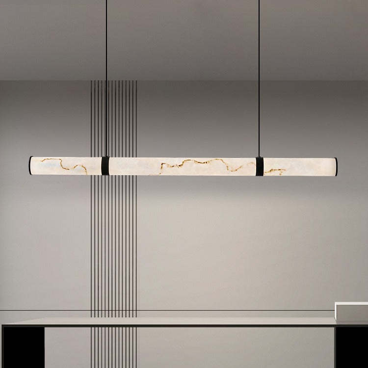 Modern Textured Dolomite Pendant Island Light — Infinitely Dimmable / 110V-120V For US/CA & Black