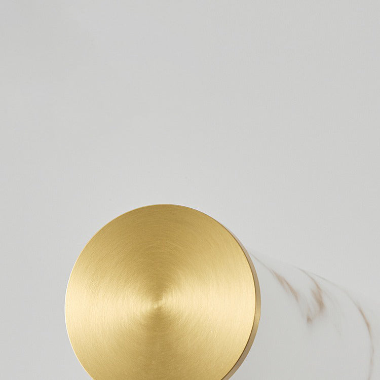 Modern Textured Dolomite Pendant Island Light — Infinitely Dimmable / 110V-120V For US/CA & Gold