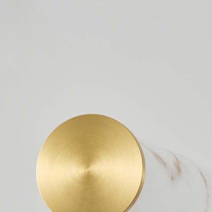 Modern Textured Dolomite Pendant Island Light — Infinitely Dimmable / 110V-120V For US/CA & Gold