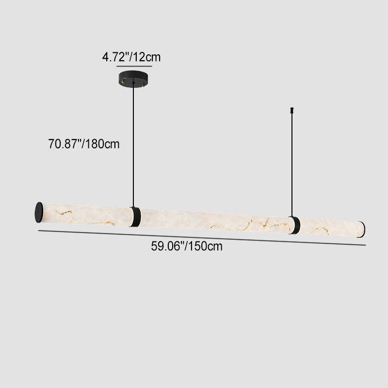 Modern Textured Dolomite Pendant Island Light — Infinitely Dimmable / 220V-240V For UK/AU & Gold
