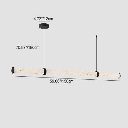 Modern Textured Dolomite Pendant Island Light — Infinitely Dimmable / 220V-240V For UK/AU & Gold