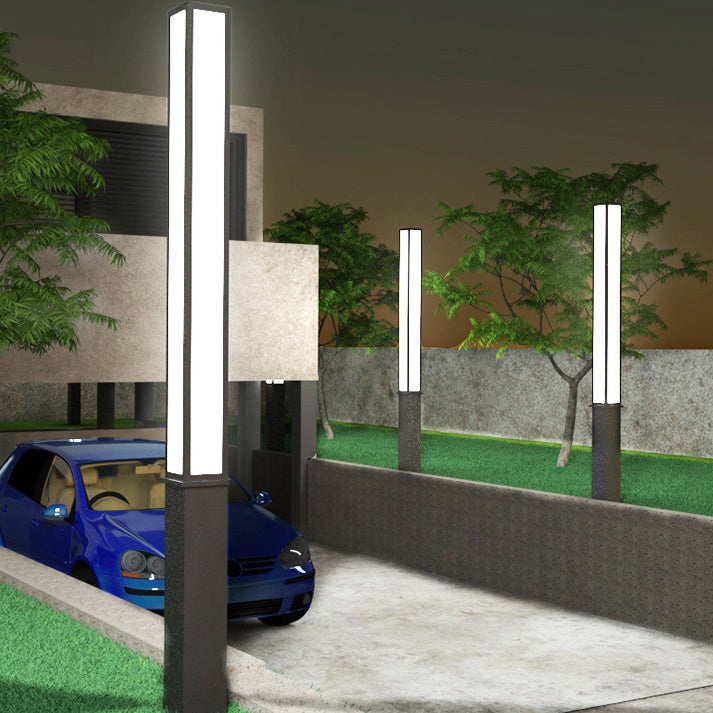 Minimalist Galvanized Steel Outdoor Light