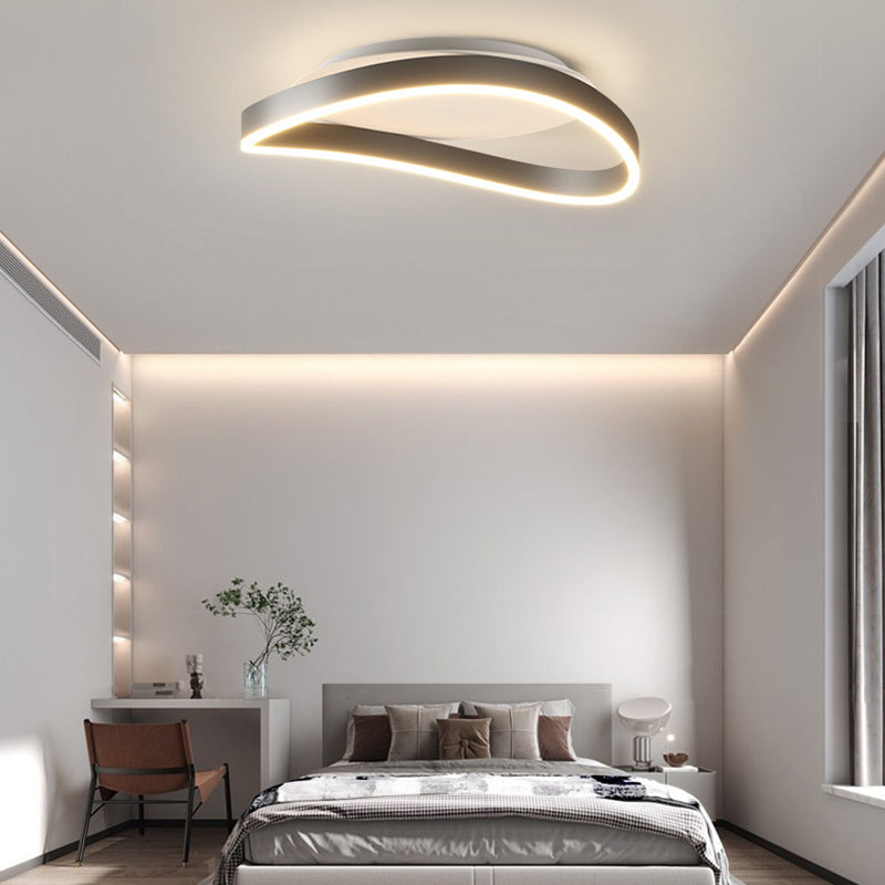 Minimalist Aluminum Silicone Ring Strip Ceiling