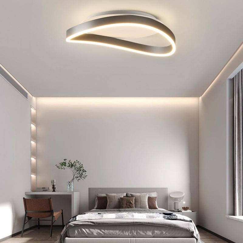 Minimalist Aluminum Silicone Ring Strip Ceiling
