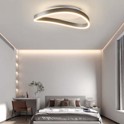 Minimalist Aluminum Silicone Ring Strip Ceiling