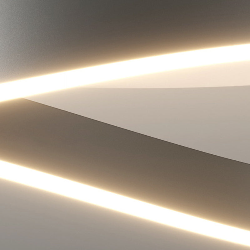 Minimalist Aluminum Silicone Ring Strip Ceiling