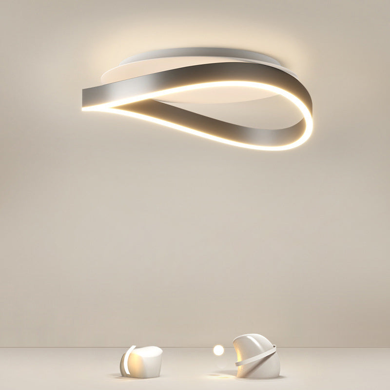 Minimalist Aluminum Silicone Ring Strip Ceiling