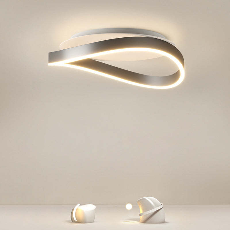 Minimalist Aluminum Silicone Ring Strip Ceiling