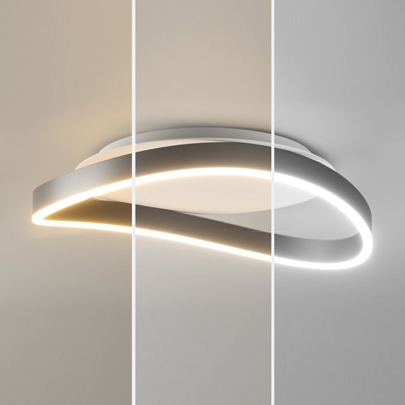 Minimalist Aluminum Silicone Ring Strip Ceiling