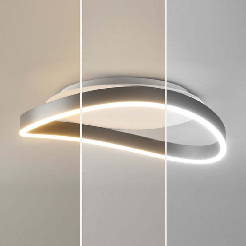 Minimalist Aluminum Silicone Ring Strip Ceiling