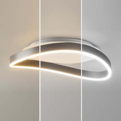 Minimalist Aluminum Silicone Ring Strip Ceiling