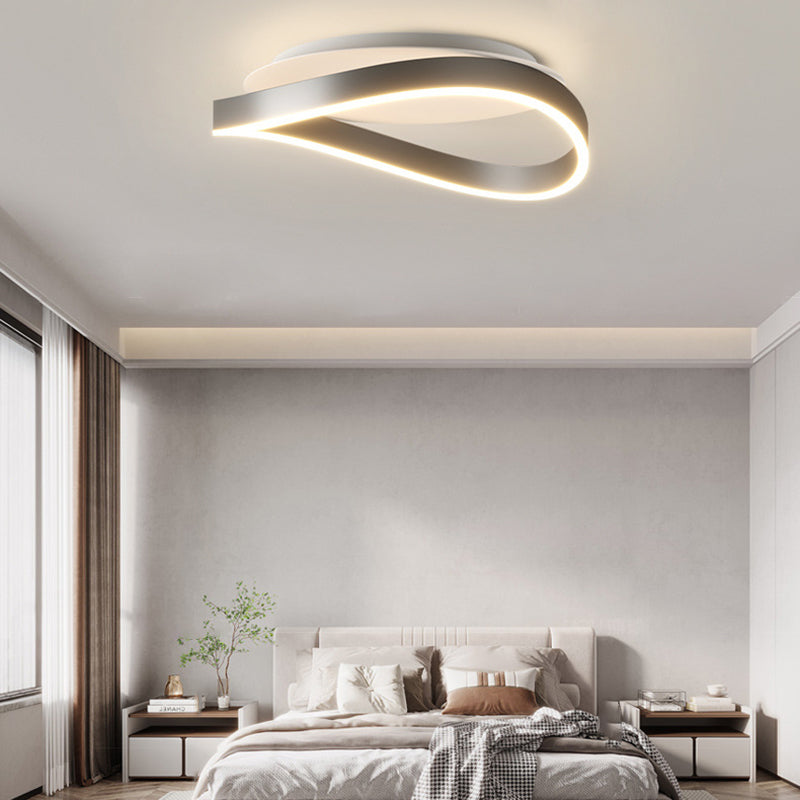 Minimalist Aluminum Silicone Ring Strip Ceiling
