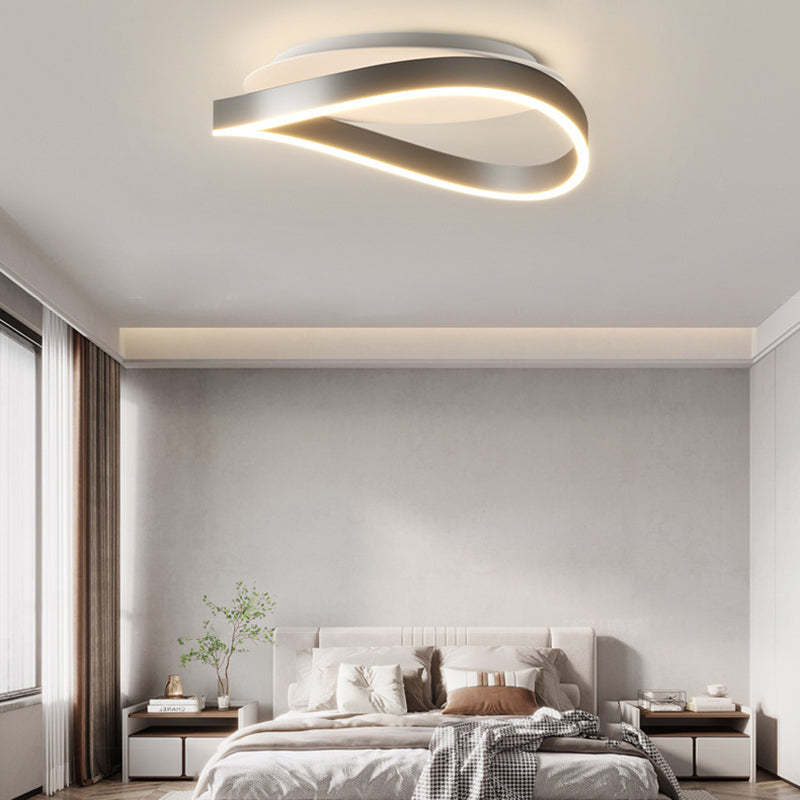 Minimalist Aluminum Silicone Ring Strip Ceiling