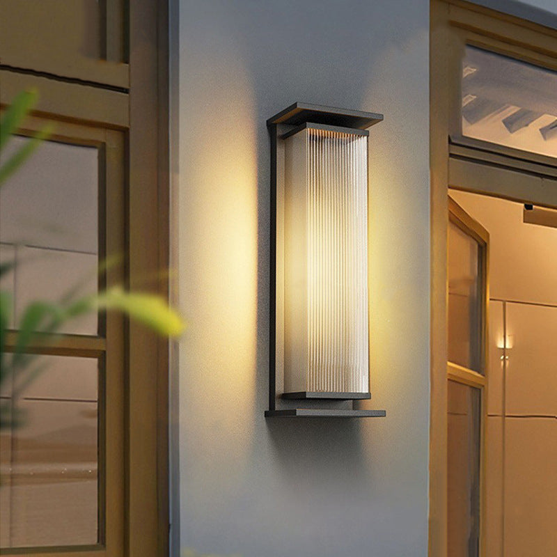 Minimalist Solar Stripe Wall Sconce