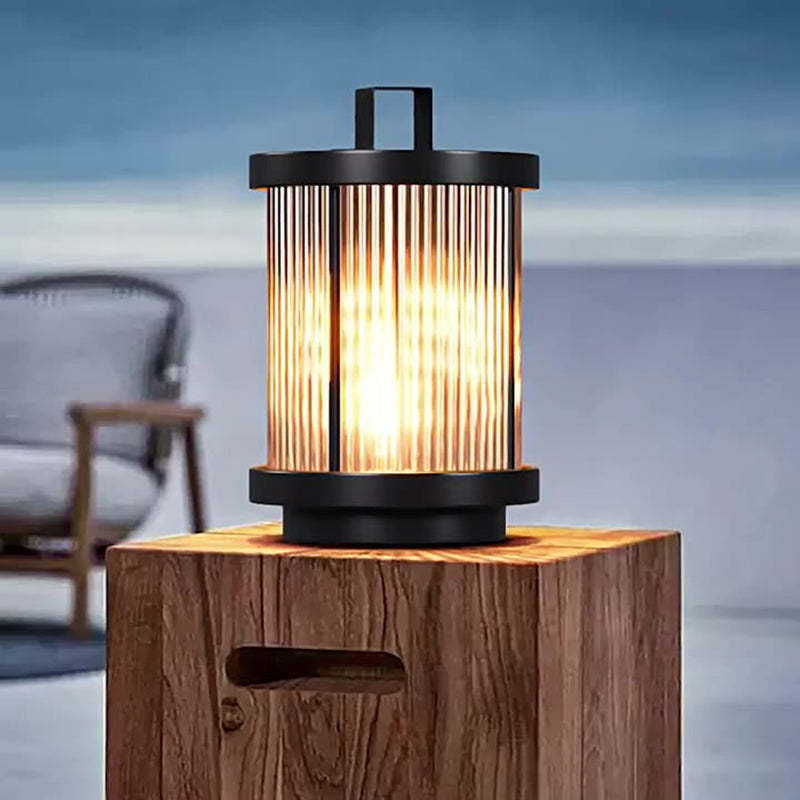 Minimalist Solar Aluminum Iron Landscape Light