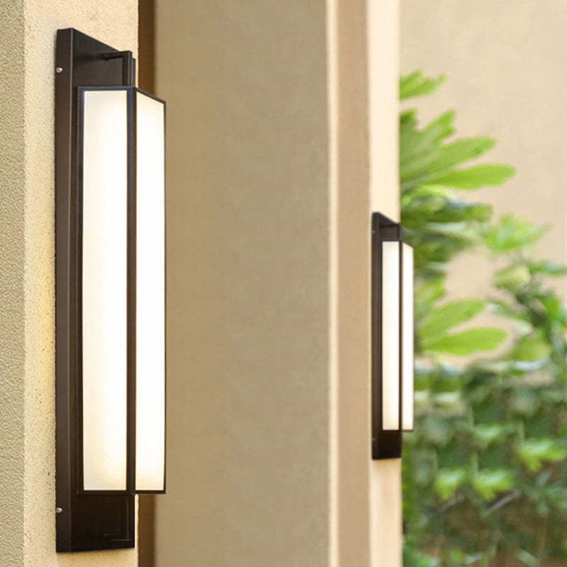 Modern Stainless Steel Faux Dolomite Wall Sconce