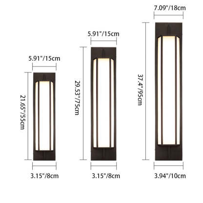 Modern Stainless Steel Faux Dolomite Wall Sconce