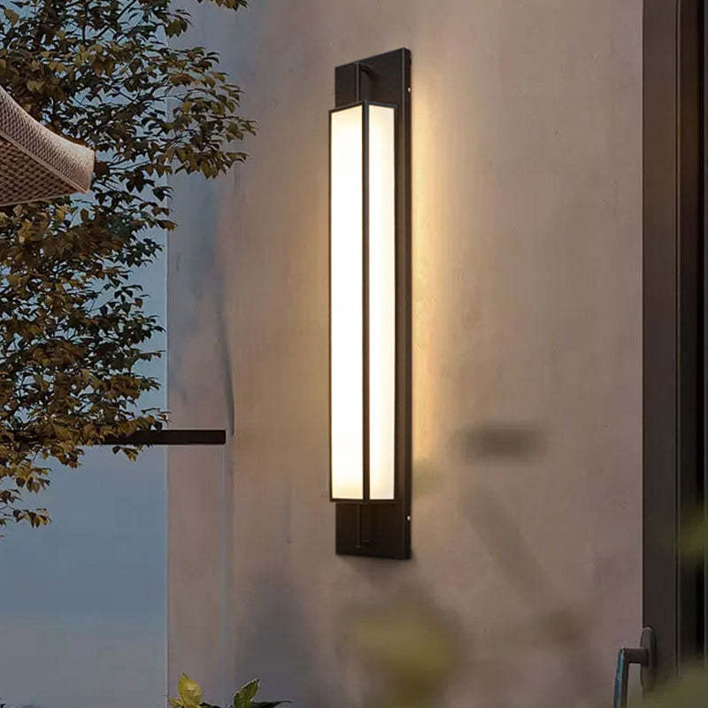 Modern Stainless Steel Faux Dolomite Wall Sconce