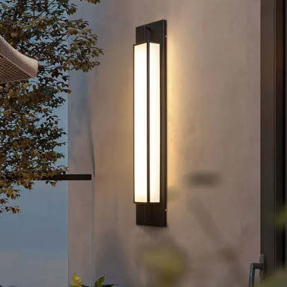 Modern Stainless Steel Faux Dolomite Wall Sconce