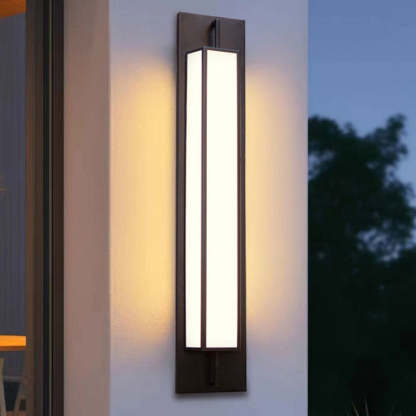 Modern Stainless Steel Faux Dolomite Wall Sconce