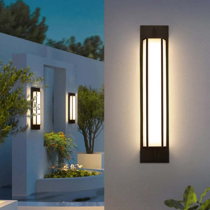 Modern Stainless Steel Faux Dolomite Wall Sconce