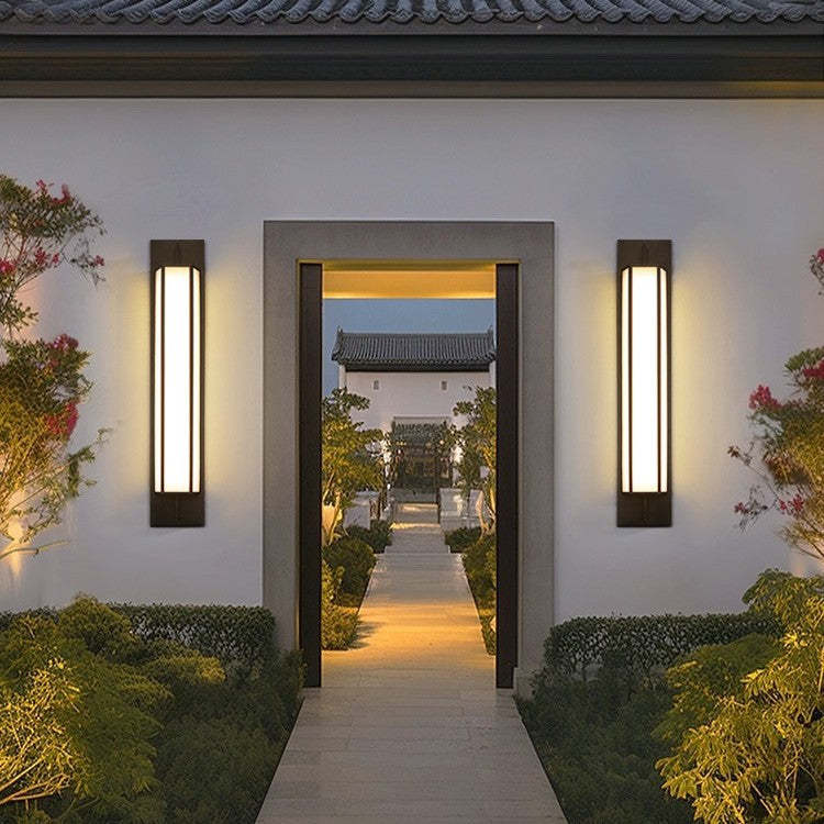 Modern Stainless Steel Faux Dolomite Wall Sconce