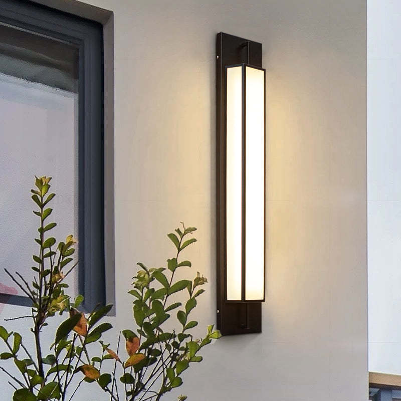 Modern Stainless Steel Faux Dolomite Wall Sconce