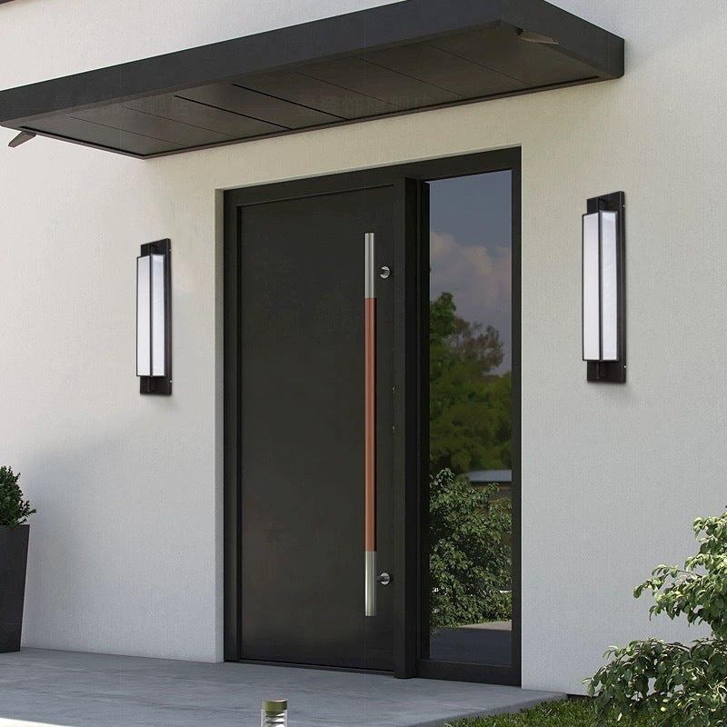 Modern Stainless Steel Faux Dolomite Wall Sconce