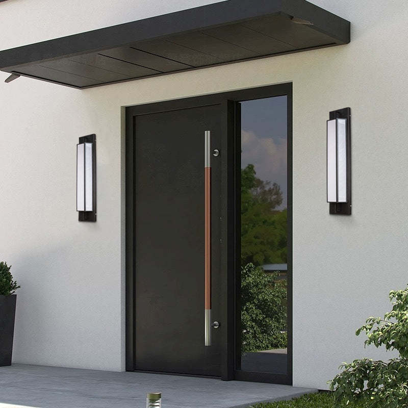 Modern Stainless Steel Faux Dolomite Wall Sconce