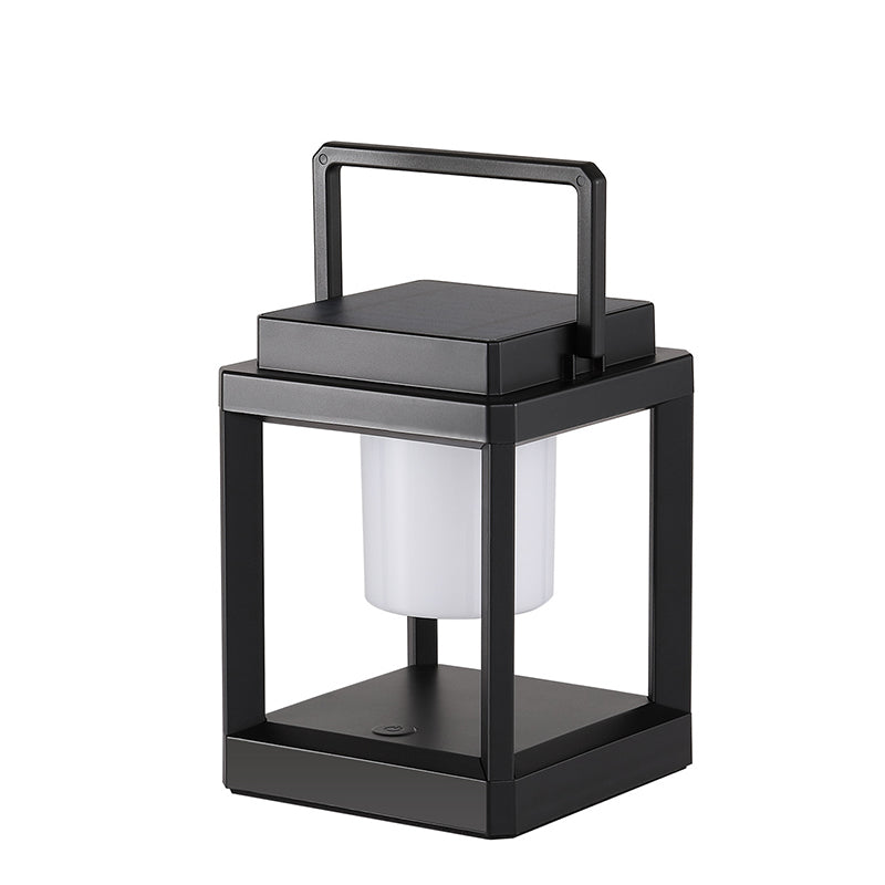 Minimalist Solar Square Cylinder Hollow LED Light