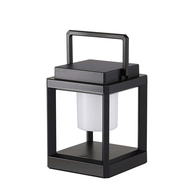 Minimalist Solar Square Cylinder Hollow LED Light