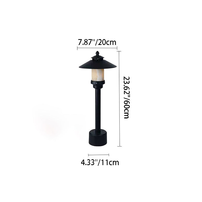 European Half Aluminum Dolomite Landscape Lamp