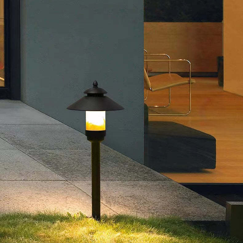 European Half Aluminum Dolomite Landscape Lamp