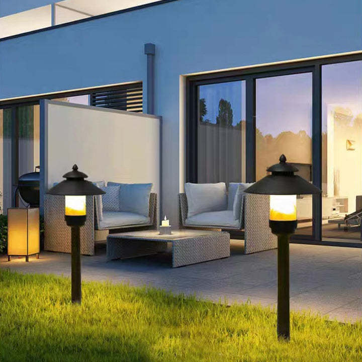 European Half Aluminum Dolomite Landscape Lamp