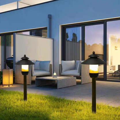 European Half Aluminum Dolomite Landscape Lamp