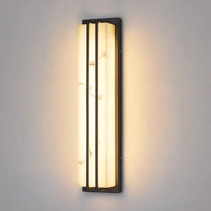 Minimalist Long Stainless Steel Wall Sconce
