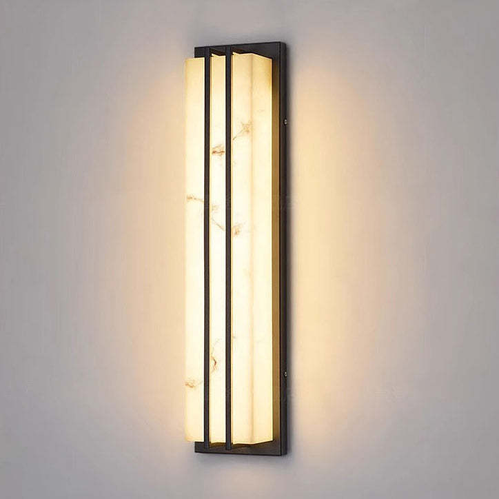 Minimalist Long Stainless Steel Wall Sconce