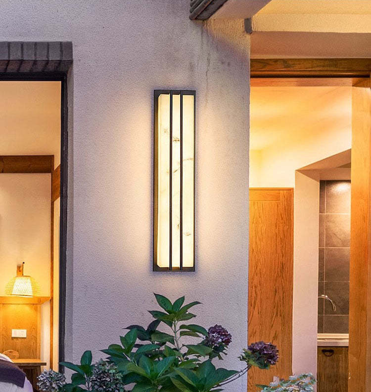 Minimalist Long Stainless Steel Wall Sconce