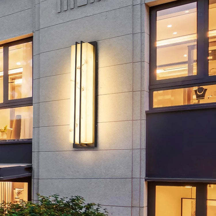 Minimalist Long Stainless Steel Wall Sconce