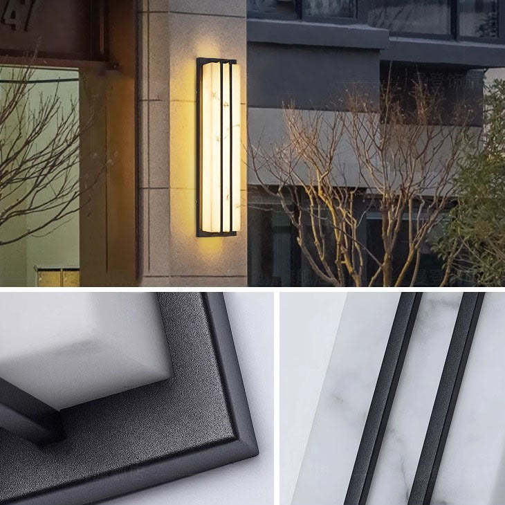 Minimalist Long Stainless Steel Wall Sconce