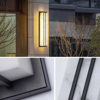Minimalist Long Stainless Steel Wall Sconce