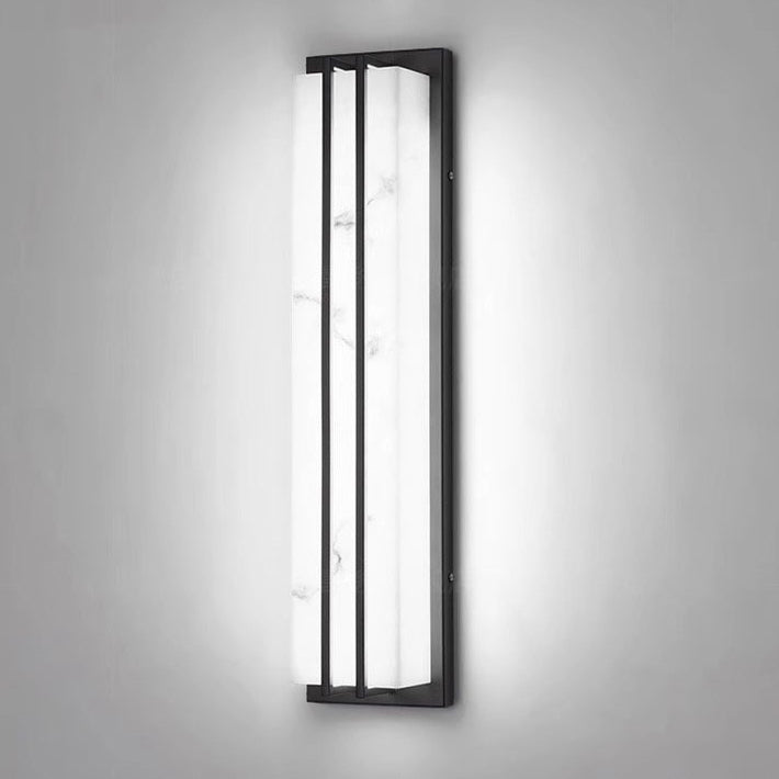 Minimalist Long Stainless Steel Wall Sconce
