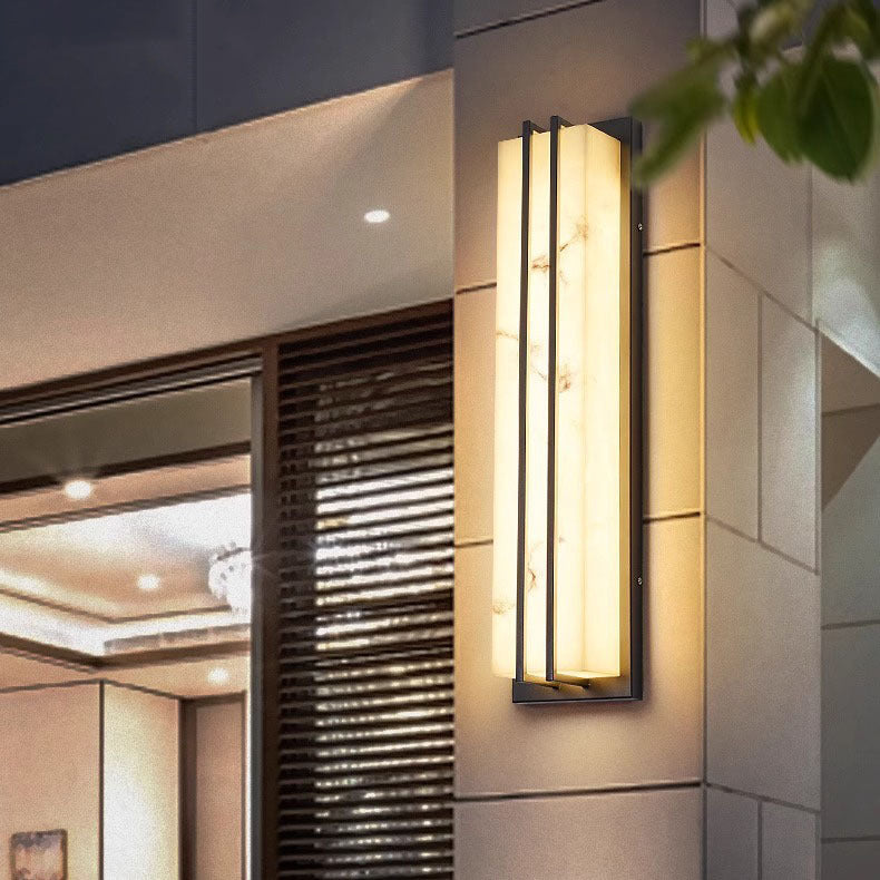 Minimalist Long Stainless Steel Wall Sconce
